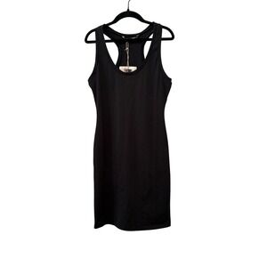 GaryGraham422 Tank Dress Womens XXS Black Racerback Cotton Mini Minimalist LBD